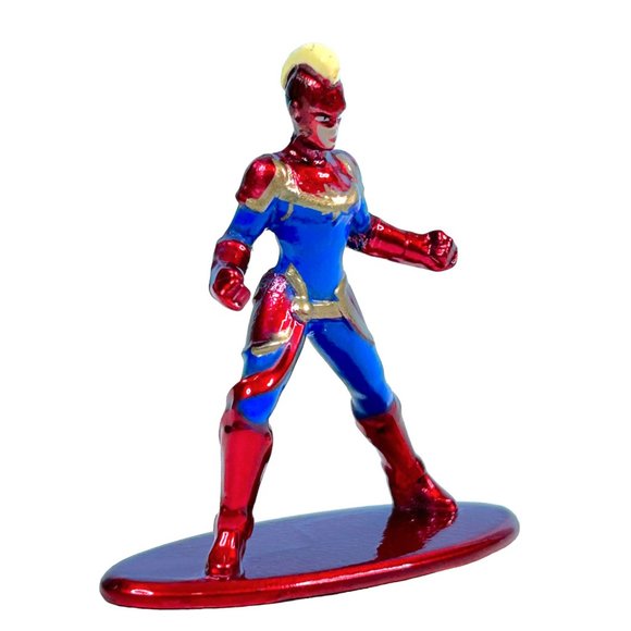 Jada Marvel Nano Metalfigs Captain Marvel Collectible Die-Cast Metal Mini Figure - Picture 2 of 4